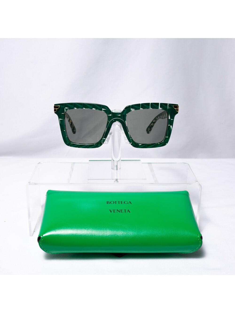 Bottega Veneta Squared Green Oversized Green